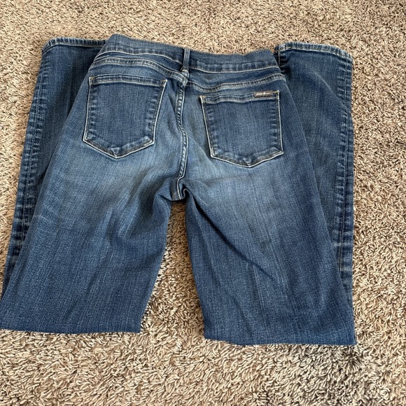 Eddie Bauer‎ Womens Slightly Curvy High Rise Fit Slim Straight Leg Jeans Size 2 - Picture 4 of 5